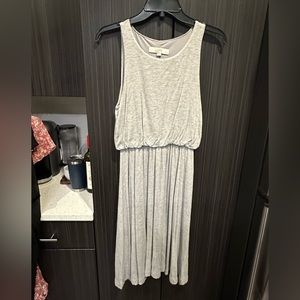 LOFT Jersey Knit Midi Dress XS Petite